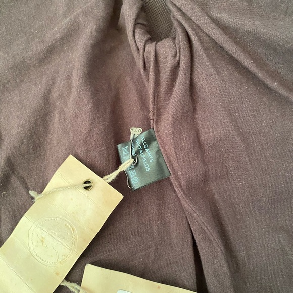 New Allsaints All Saints Kaito Brown Leather jacket XS UK6 US2 - Picture 14 of 15